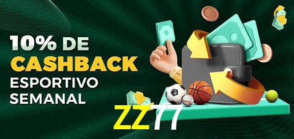 10% de bônus de cashback na ZZ77